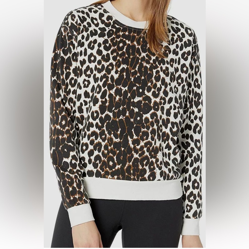 BETSEY JOHNSON Capri Leopard Print Sweatshirt
